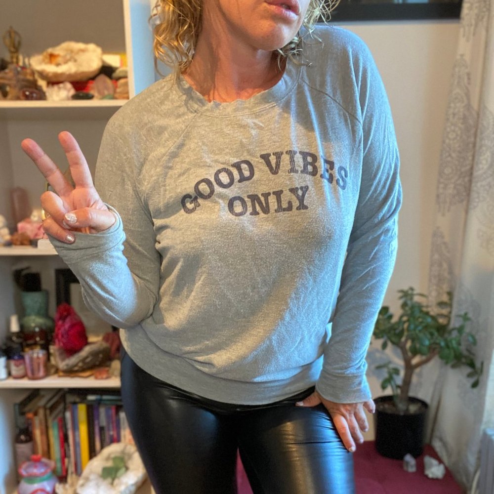 Good Vibes Only Long Sleeve Shirt